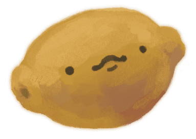 レモンのような頭